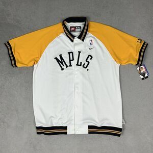Vintage Nike Rewind 49 MPLS Los Angeles Lakers Warm-Up Shooting Jacket Mens XXL